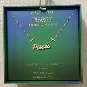 Gold Pisces Necklace